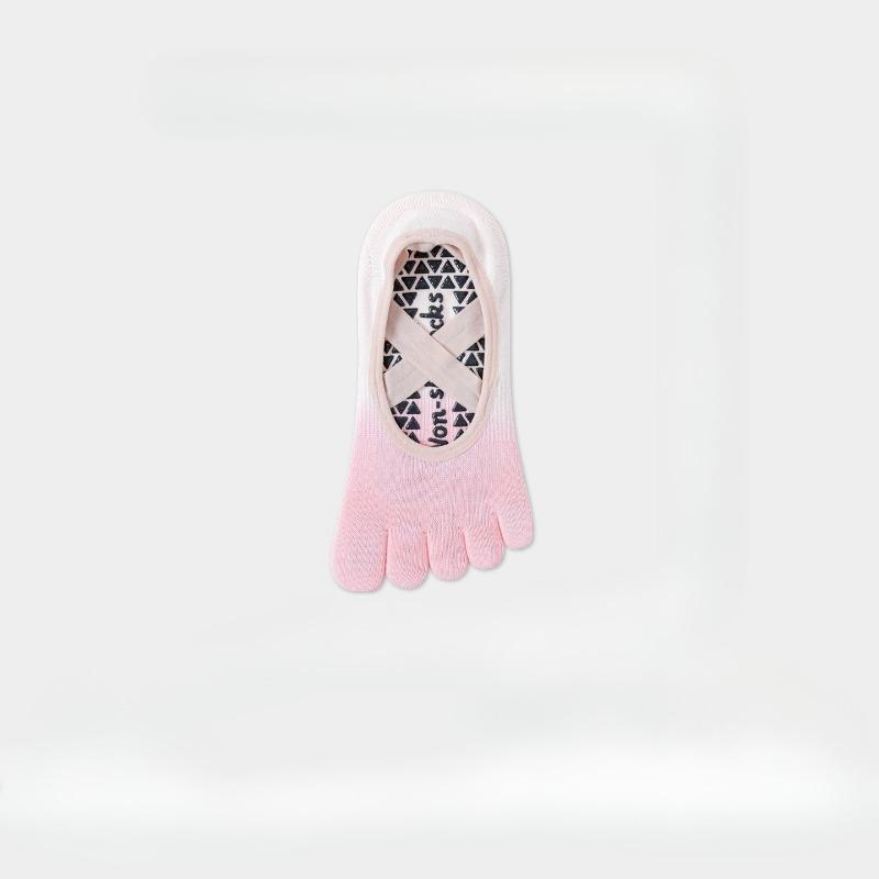 

Ladies Spring Summer Gradient Cross Strap Exercise Chamber Dance Pilates Fitness Yoga Exercise Socks 1 pair розовый