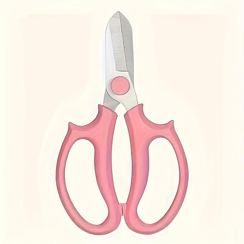 

Pruning Scissors with Stainless Steel Blades - Manual Garden Shears for Flower Arranging, Plant Trimming & Fruit Picking, Comfortable Non-Slip Handles