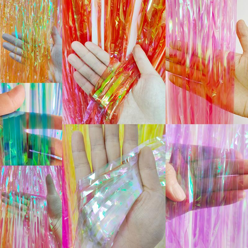 4/2/1Pack Gorgeous Backdrop Curtains Tinsel Fringe Foil Curtain Baby Shower Wedding Birthday Party Decoration Photo Booth Props