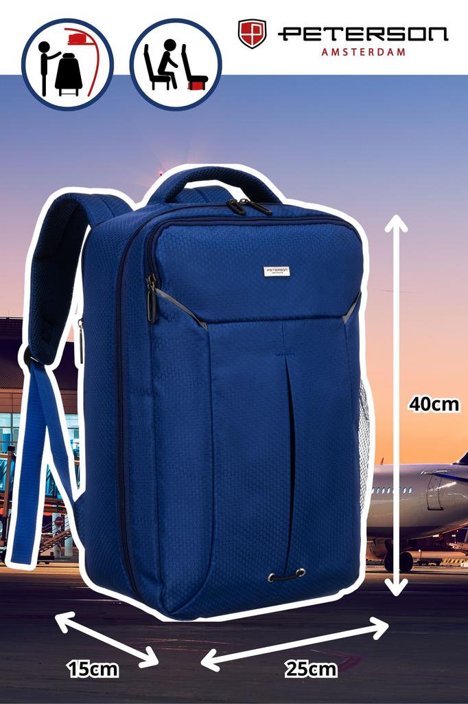 PTN BOCIAN-6453 Navy Travel Backpack