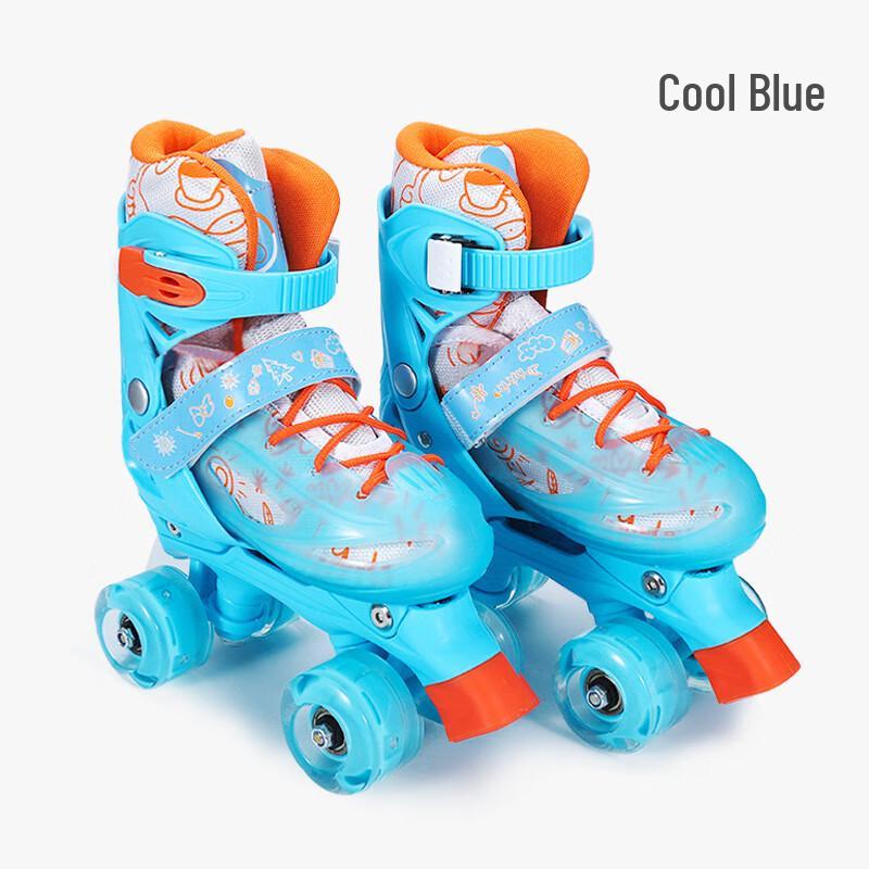 Jun Shi Blue Upgraded Quad Roller Skates 905A