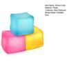 3Pcs Stress Cube Fidget Toy Anxiety Relief Ice Cube Squeeze Decompression Toy Soft Stress Ball Sensory Toy Kids Teens Adults Gift