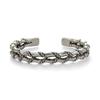 European and American fashion Cuban woven double-layer bamboo bracelet men's personality retro Thai open bracelet bracelet men