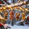 Decorative Miniature Pendants Goat Advent Calendar 2026, 24 Day Christmas Countdown with Unique Mini Pastoral Style Ornaments Figurines, Farmhouse