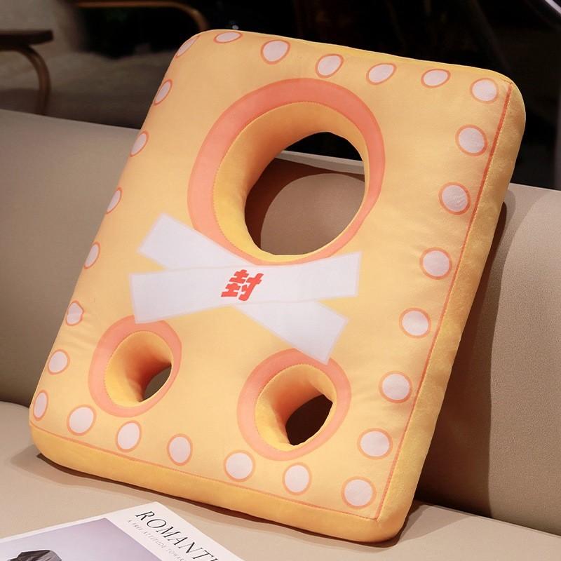 Creative Shackles Throw Pillow Office Back Neck Cushion U Shaped Toys Plush