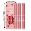 3 Strawberry Suit Velvet Matte Lip Gloss Lipstick Lip Gloss Female Non-stick Cup Cute Suit