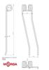 Finger Tooth Tedder - Rake Left Ts 7 Fi-8Mm L-450Mm Fella Stoll 491000 Powder Coated Morga