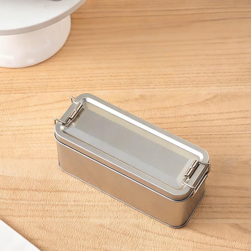 MEIDI Duża Kwadratowa Puszka do Pieczenia i na Ciasteczka