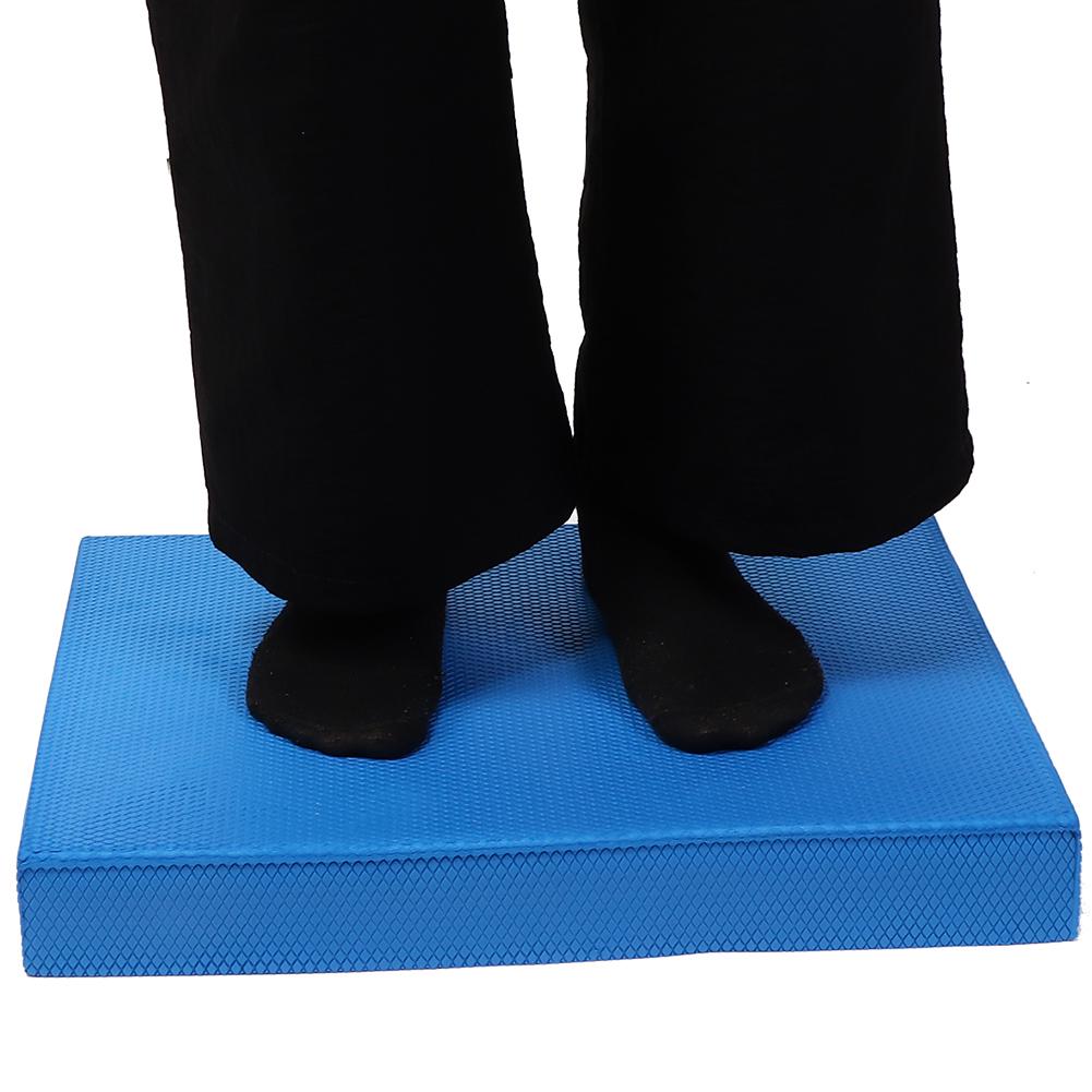 Soft Balanced Cushion Yoga Mat Waist Abdomen Ankle Training Exercise Fitness Tool Blue