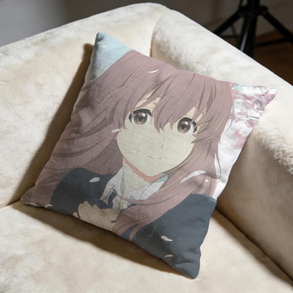 Popular AASilent Voiceew Cushion Cover Soft Decorative Pillow Case Suitable for Bedroom Sofa Car Travel Use