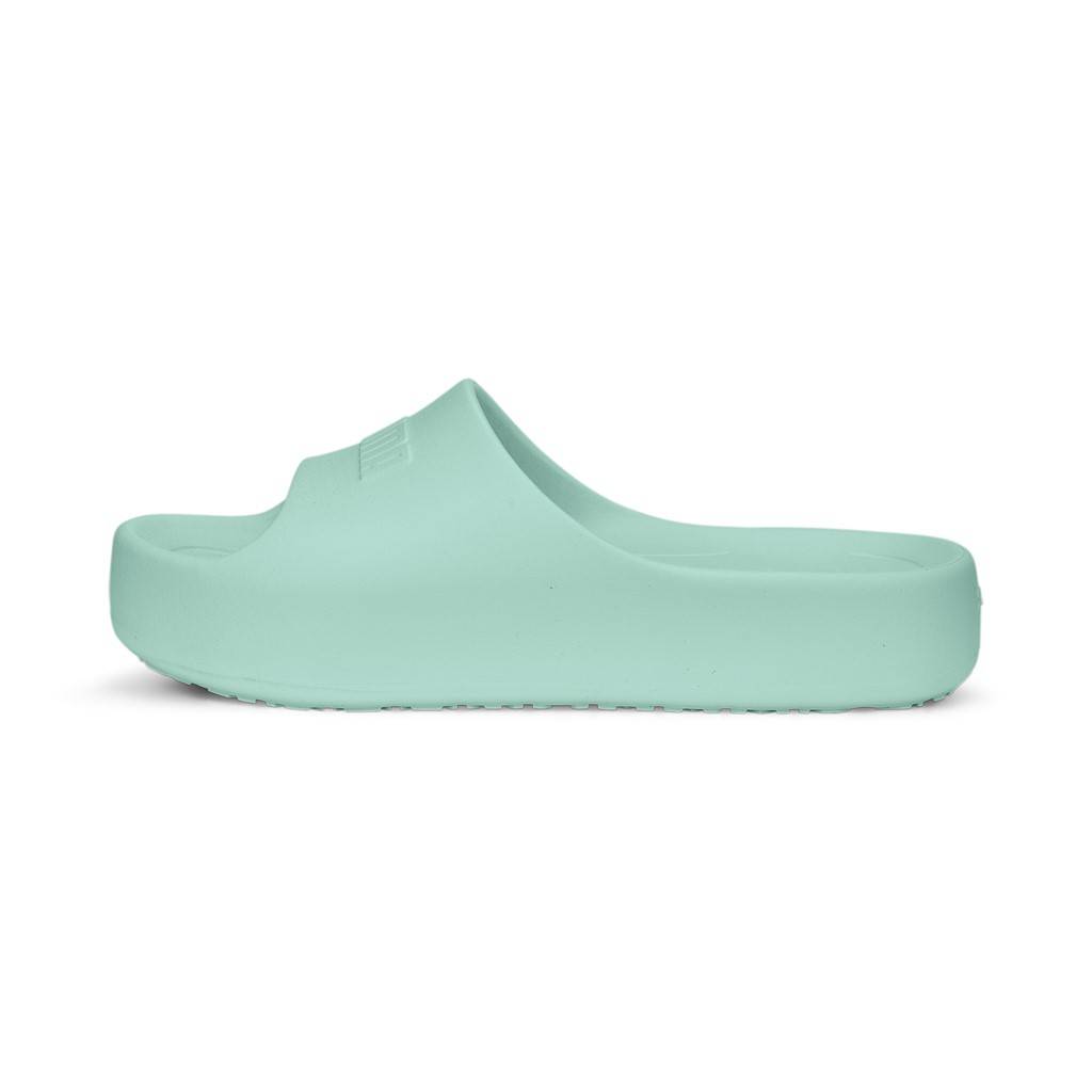 Women's Puma Shibusa Pool Slides Beach Sandals for Summer Green (389082-04)