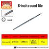 Hugong Multi-Specification Steel Files Set: Flat, Half-Round, Triangle, Rasp, Square, and Round Metal Grinding Tools.