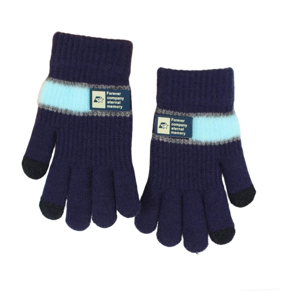 7-11Years Old Touchscreen Kids Winter Gloves Warm Baby Gloves Cute Knitted Gloves  Toddler