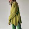 Autumn Winter Women Loose Knit Sweater High Neck Warm Comfortable