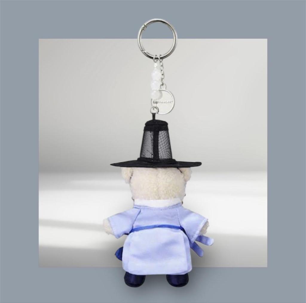 [USED] Korea Exclusive Starbucks Bearista Keychain