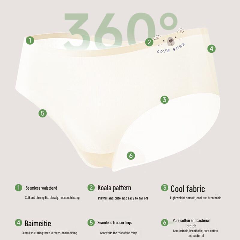 Mao Ren Barnflickor Sömlösa Isilkes Trosor