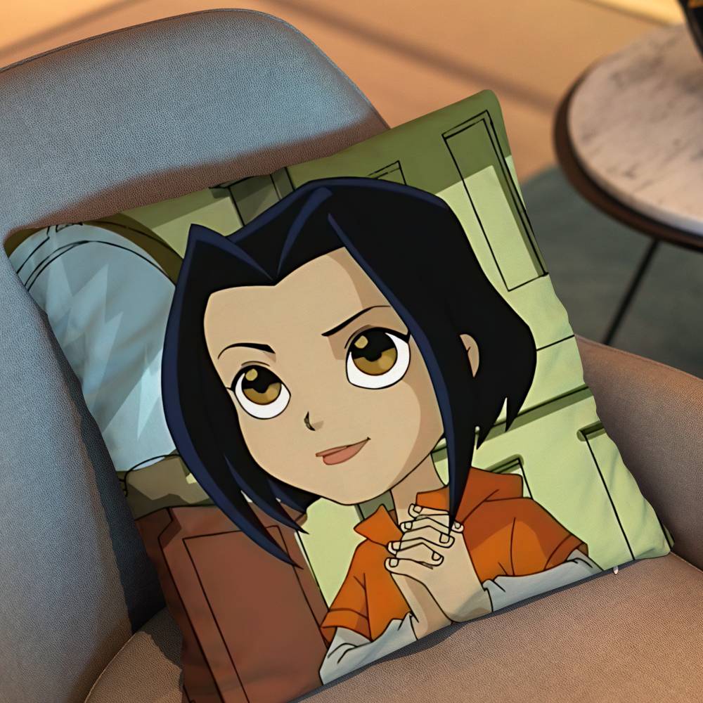 Cool Jade Jackie Chan Adventures Pillow Case Anti-Dustmite Pillowcase Invisible Zipper Silky Short Plush Sofa Cushion Cover