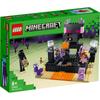 Zabawka LEGO Minecraft Arena Końca - Idealny Prezent na Urodziny, Boże Narodzenie, dla Chłopców, Dziewczynek, Dzieci w Wieku 8, 9, 10 Lat, Uczniów Szkoły Podstawowej - Minecraft Dobry