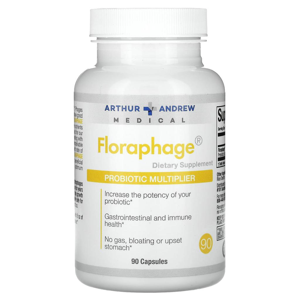 Floraphage, Probiotisk Multiplikator, 1 000 000 Pfu, 90 Kapsler