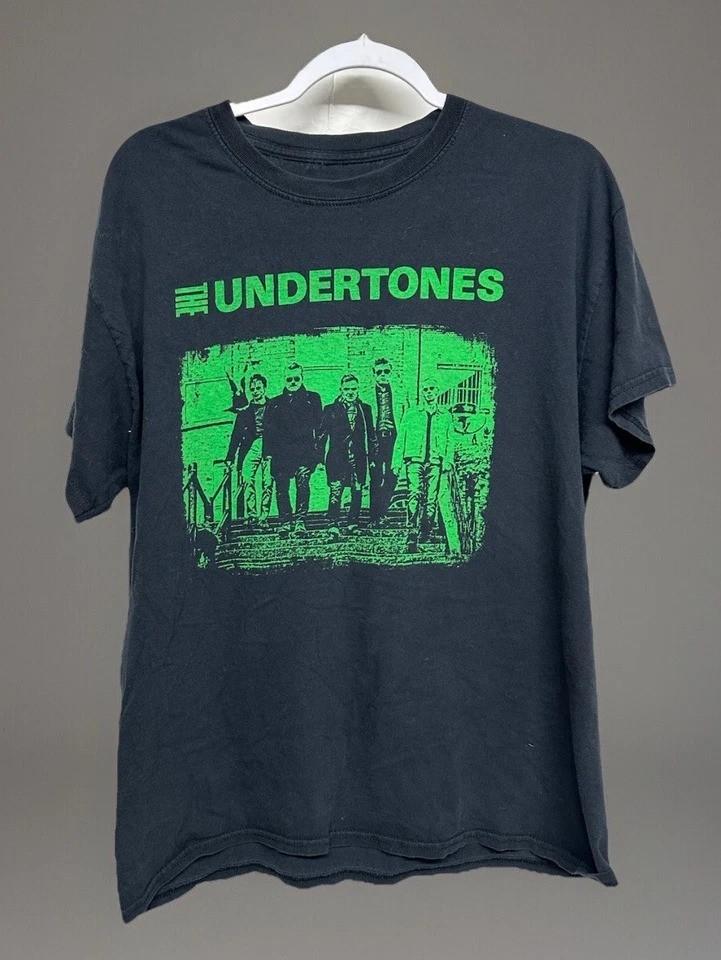 The Undertones Concert tour t shirt black cotton Gift For Fan 2Side CS052 Unisex T-Shirt XXL