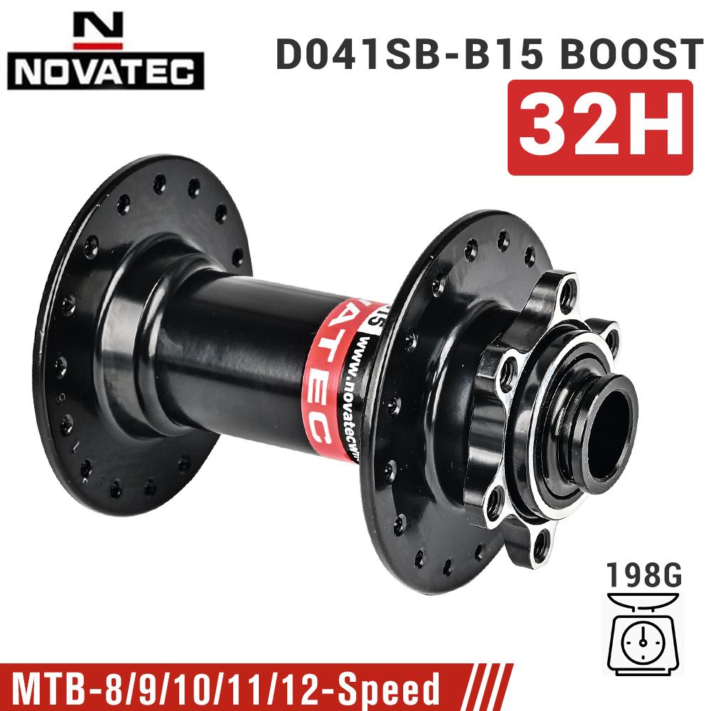 2025 Novatec Bicycle Hub D041SB-B15 D042SB-B12 BOOST Bearing Hub 8/9/10/11/12 Speed Mountain Bike Hub 32H 110*15 148*12MM 32Hole
