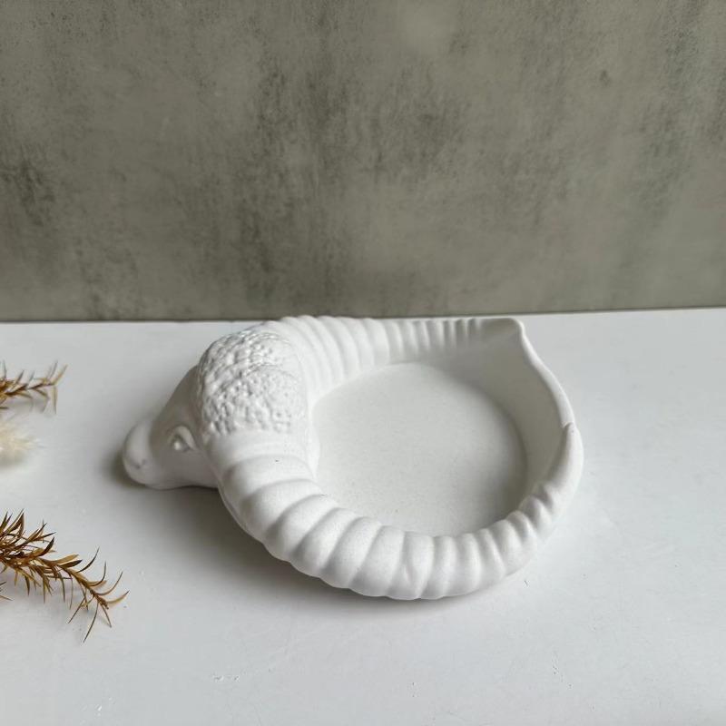 Bull Horn Silicone Ashtray Mold - Epoxy Resin DIY Craft Tray