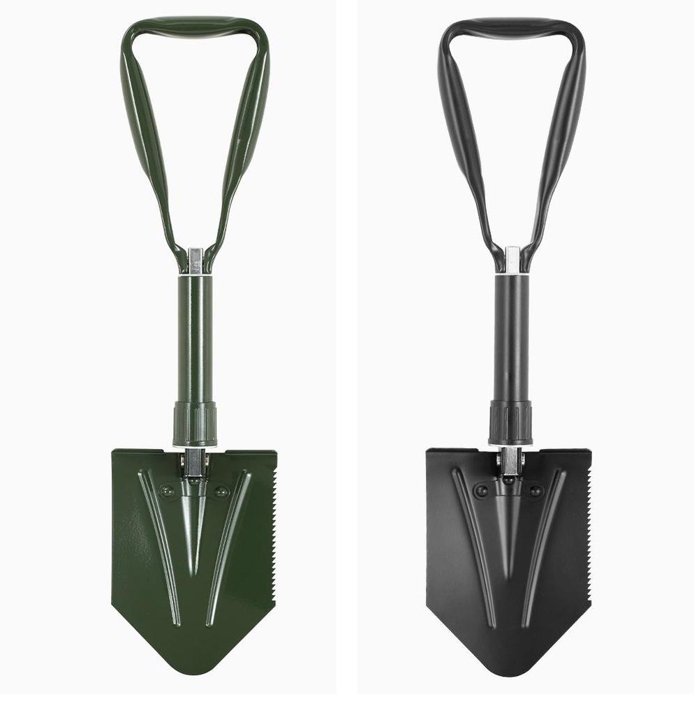 Changlin 522A Manganese Steel Foldable Triangle Handle Engineering Shovel – Portable and Multifunctional Outdoor Car Tool.