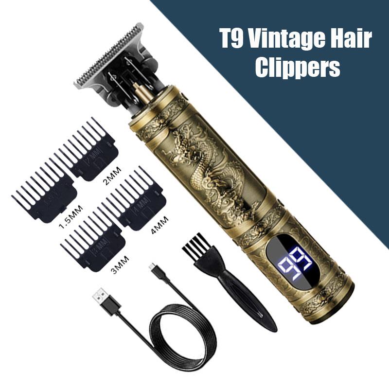 Heavy Metal Hair Cutting Machine Clipper For Men Barber Shop Trimmer For Men Mower Electric Shaver Haircut Beard Trimmer