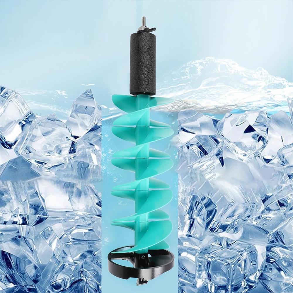 6in Elektrische IJsborenset Incisieve Bladen Slagvaste IJsboor met Positioneerder voor Vissen Noodgeval