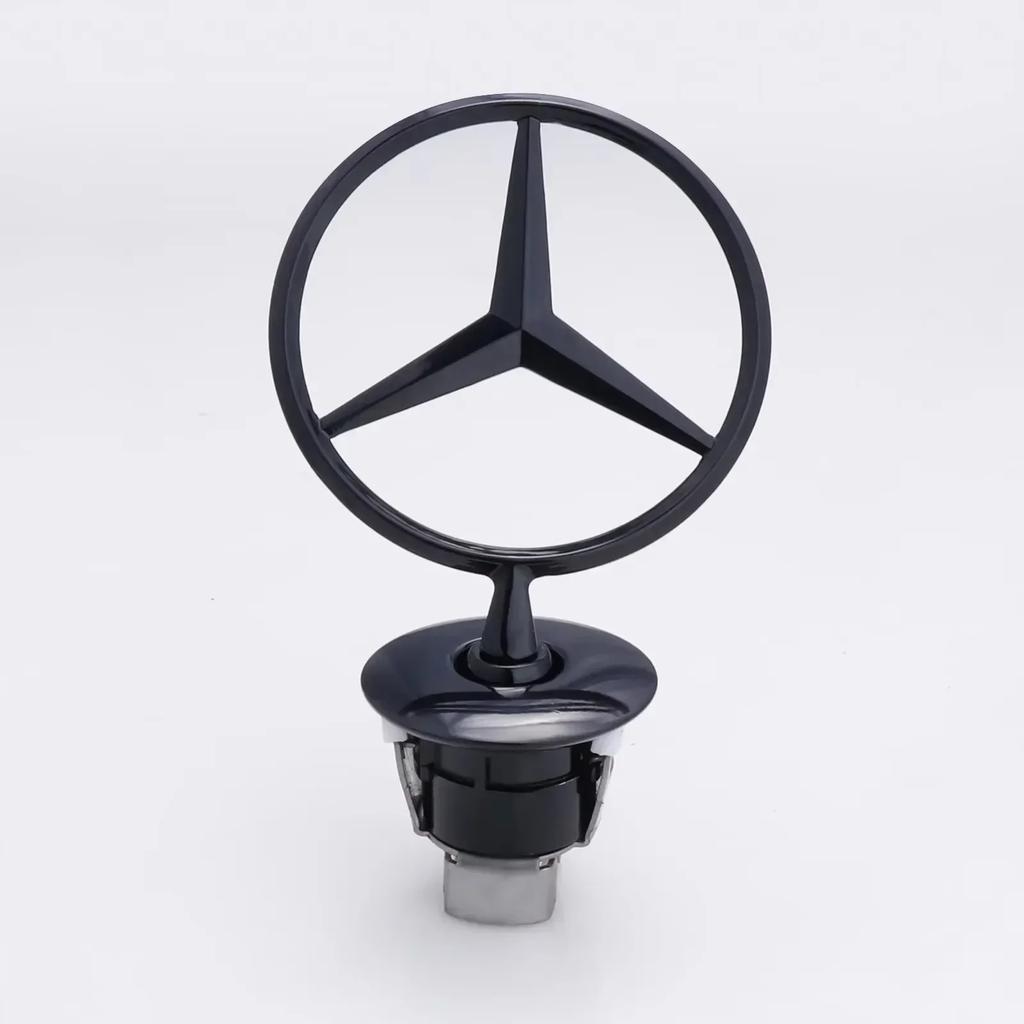 Autoaufkleber C200 E300 Heiß 2026 Für Benz 1 Stück Mercedes Benz Auto Motorhauben Logo Emblem Zinklegierung Abzeichen Für W204 W220 C180 C200