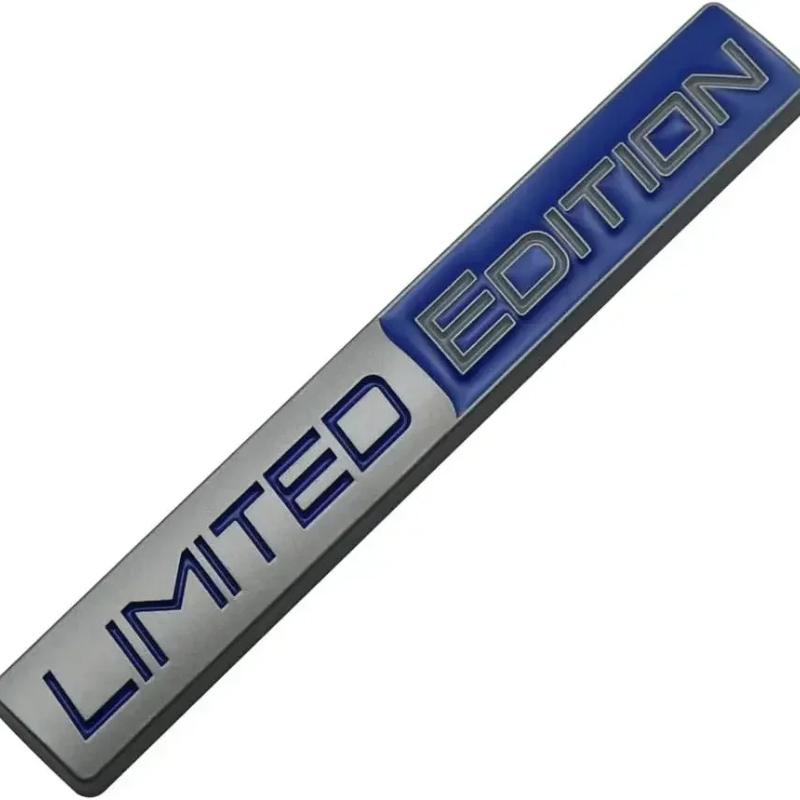 3D Limited Edition Metal Aluminium Adhesive Emblem Rear Trunk Badge Fender Sticker Body Decal Car Emblem