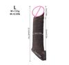 Sexual Tools Reusable Condom Cock Sleeve Soft Silicone Condom Enlargement Penis Sleeve Realistic Penis Extender Sex Toy for Men