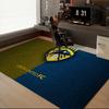 1PC Leeds United Crest Design Rug Game Carpet, Floor Mat for Bedroom Living Room Entryway Rug, Home Decor Idea Gift for Christmas birthday