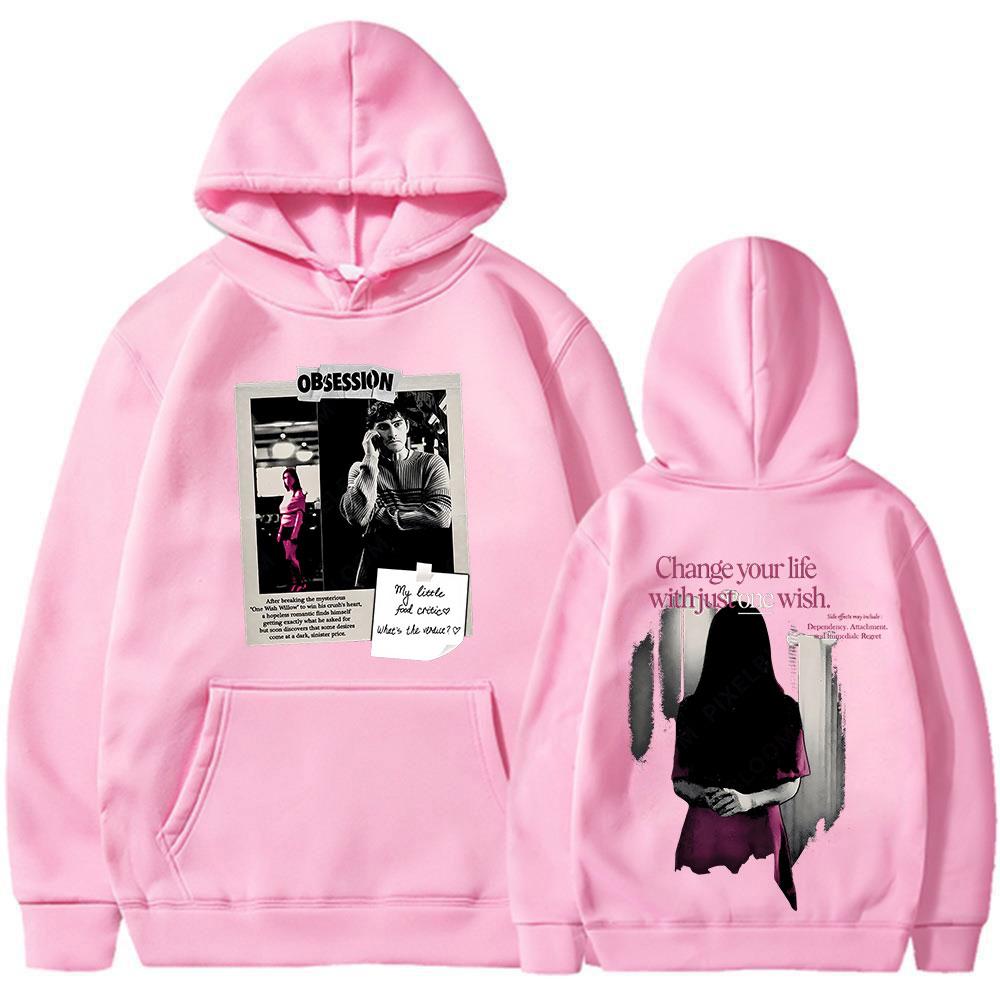 Movie Obsession One Wish Willow Hoodies Women Clothing Fashion Gothic Long Sleeves Oversized Hooded Sweatshirts Streetwear