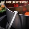 Multifunctional 304 Nonrust Steel Soup Ladles With Hanging Hook And Strainer For Cooking And Serving
