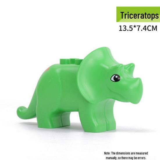 Large Animal Building Blocks: Dinosaur, Tiger, Elephant, Crocodile, Giraffe DIY Educational Toys for Kids