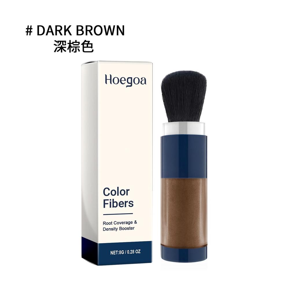 Haaransatzpuder Sofort Schwarzbraun Ansatzabdeckung Flauschig Volumenverleihend Haar Concealer Wasserdicht Ölkontrolle Reparatur Haar Schatten