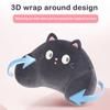 1 Set Auto Interior Decoration Car Headrest Neck Pillows Cute Cartoon Plush Waist Pillow Back Cushion Diy Accessories