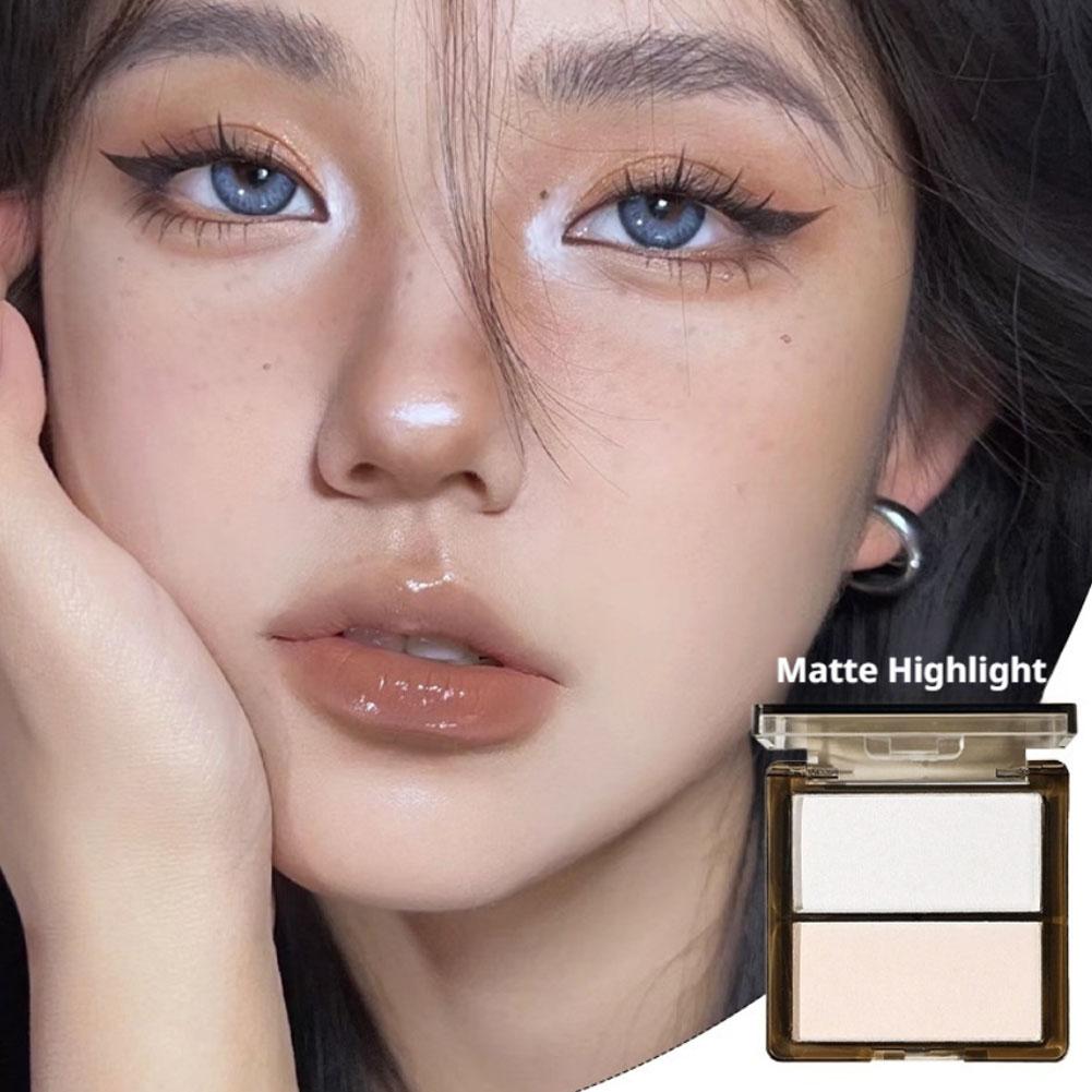 Matte Highlight Double Combination Brightening Nose Shadow All-in-one Palette Highlight G1H5