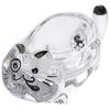Creative Cat Shaped Condiment Dish Crystal Glass Sauce Plate for Sushi Japanese Food Table Setting Decoration Gift