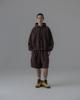ANGLAN Heavyweight Washed Sweat Shorts - Brown