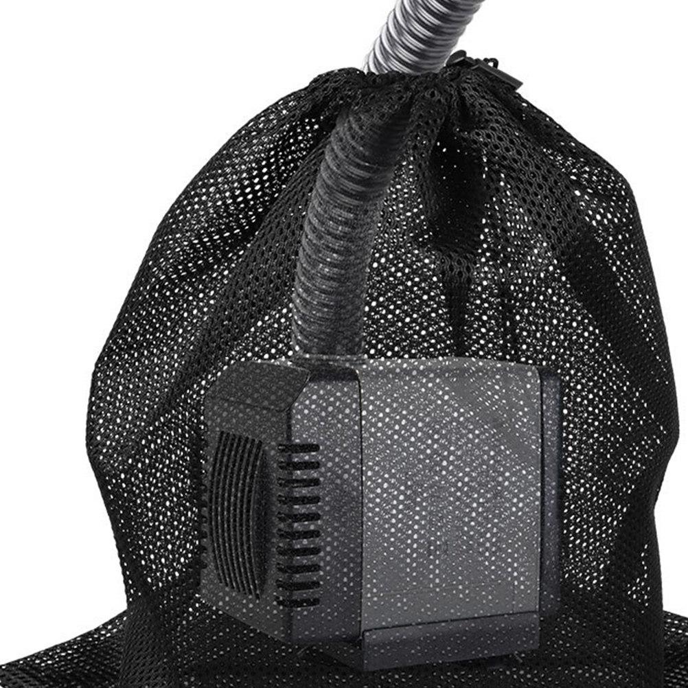 1Pcs Aquarium Filter Mesh Bag for Water Pump Fish Tank Filtration System Drawstring Closure Reusable Filter Pouch for Carbon