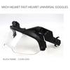 BOOIU Adjustable Tactical Helmet Guide OP Goggles Detachable FAST MICH Helmet Anti Fog and Anti Riot OP CS Protective Goggles