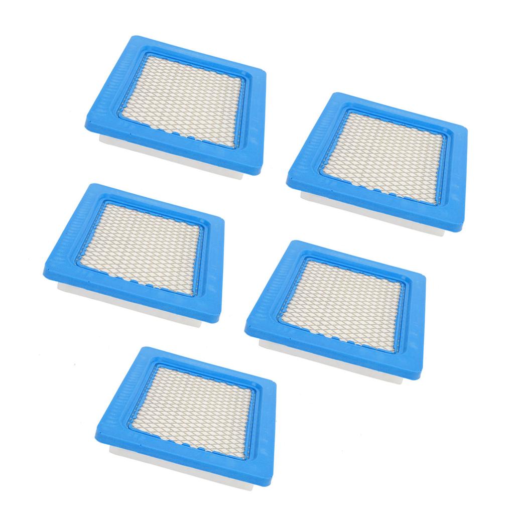 5 Pcs Lawn Mower Air Filter High Efficiency Particulate Air Filter Replacement for 491588 491588s