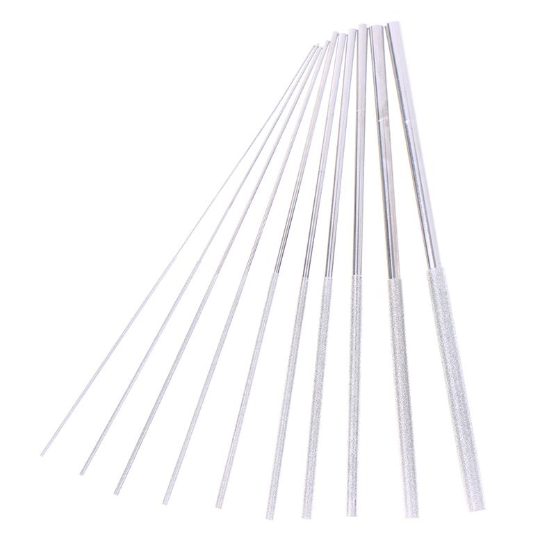 For Jade Alloy Guitar Strings Diy Assorted File Diamond Cylindrical File Dia 1/1.2/1.5/1.7/2.2/2.8/3.3/4/5/6Mm Grinding Tool