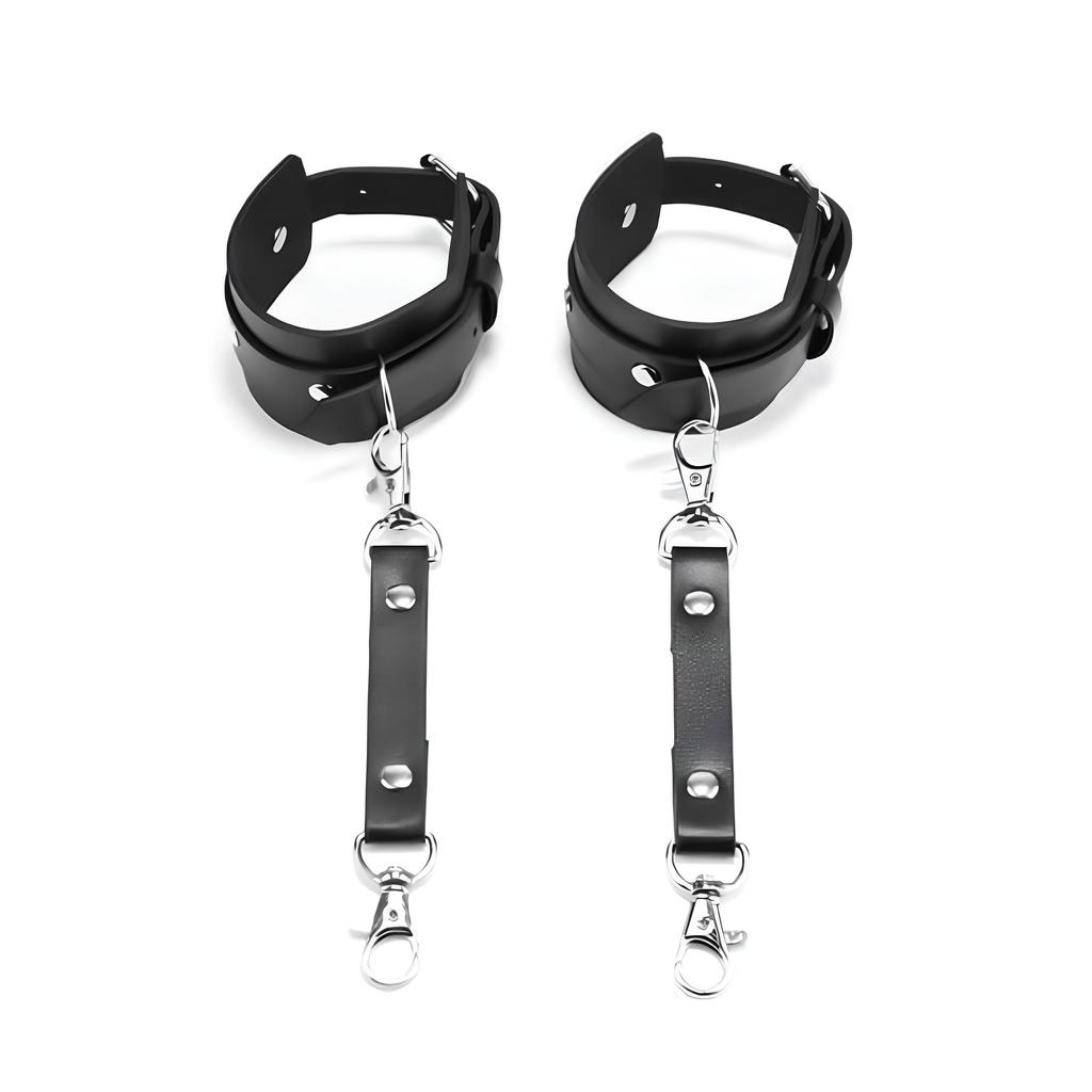 Women Sex Bondage Kit Restraints Leather Handcuffs Belt Harness Sex Toy Waist Cuffs Strap Adult SM Games Sex Toys for Couples