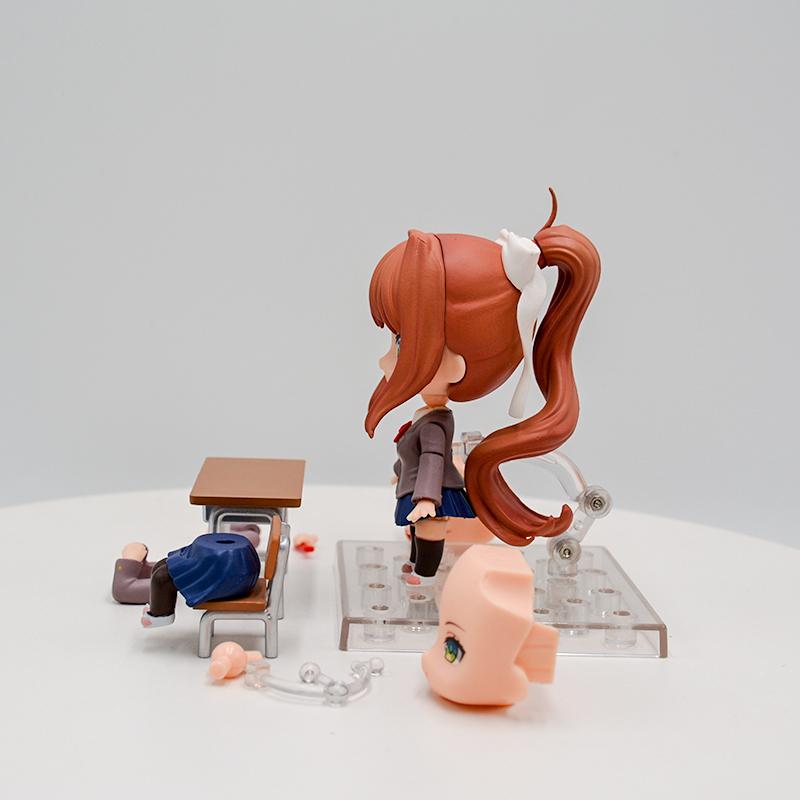 Doki Literature Club! Yuri Anime Girl Figure Sayori Action Figure Natsuki/Monika Figurine Model Doll Toy Gifts