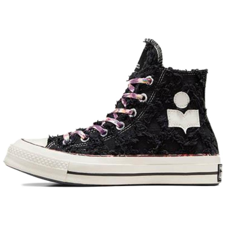 

ISABEL MARANT x Converse Chuck 70 удобные и универсальные нескользящие и износостойкие высокие кеды для скейтборда унисекс черные 37 чёрный