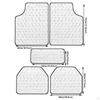 5 Pack Auto Floor Mats for Vehicles Front And Rear Easy Setup Truck Accessories