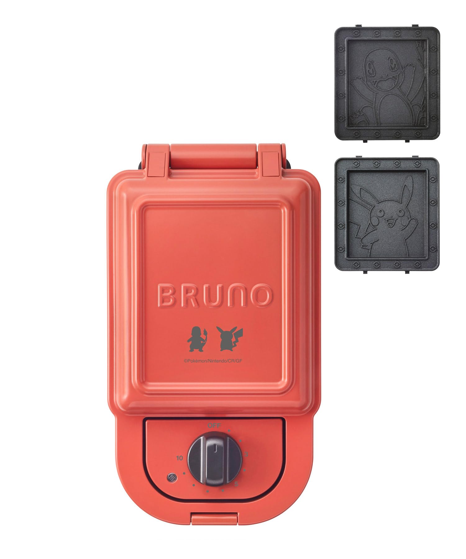 

BRUNO Pokemon Hot Sand Maker Single Electric Ear Burning Компактний подарунок Синій Пікачу Чармандер Червоний BOE131-RD червоний